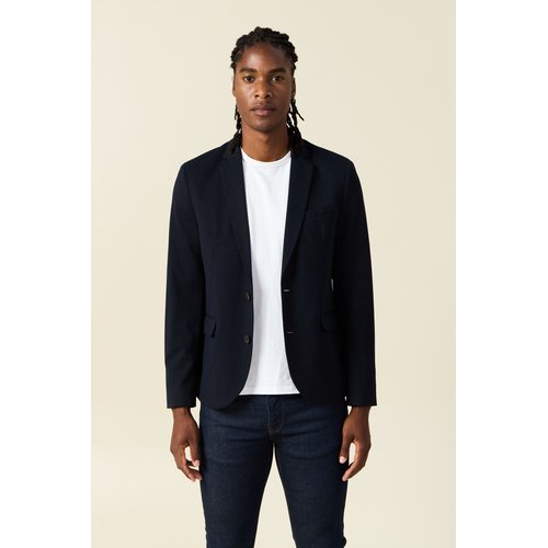 Veste blazer cintree bleu marine Bonobo La Redoute
