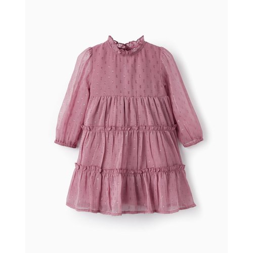 Robe a manches longues pour bebe fille manches longues rose Zippy La Redoute