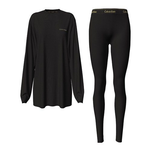 Ensemble de pyjama modern ctn holiday Calvin Klein Underwear noir La Redoute