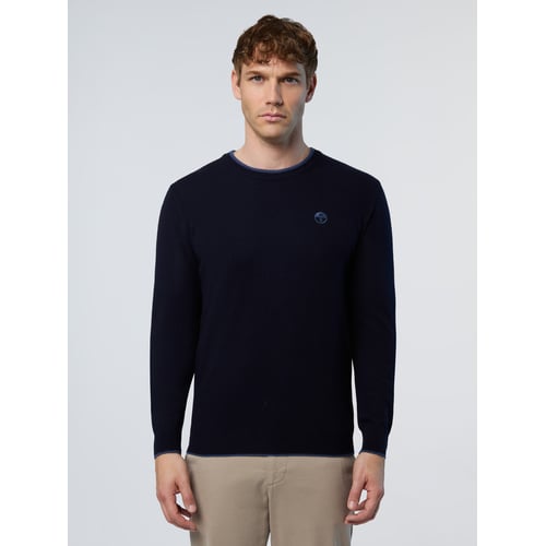 Pull Homme Col Roulé NORTH SAILS - Mélange Cachemire, Laine, Viscose, Polyamide - Fabriqué En Italie - Coupe Régulière