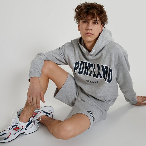Ensemble bermuda et short gris chine La Redoute Collections La Redoute
