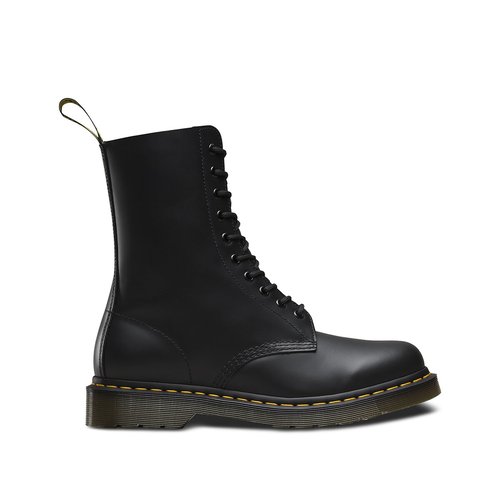 Boots montantes en cuir 1490 smooth noir Dr. Martens La Redoute