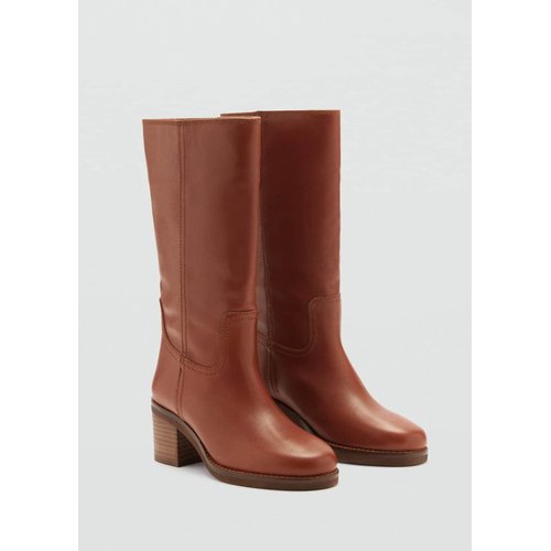 Bottines mango cuir shop