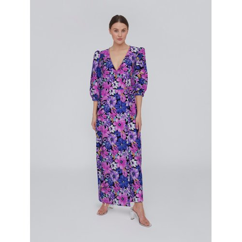 Robe cache c ur a manches 3 4 noir black Vila La Redoute