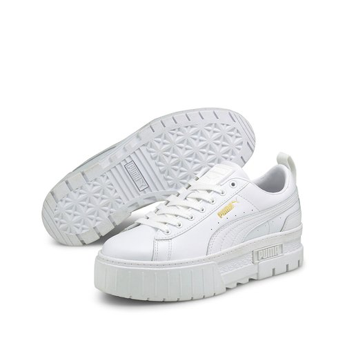 Mayze classic leather trainers white Puma La Redoute