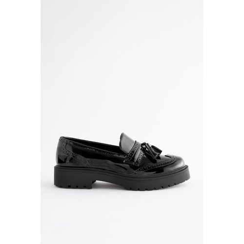 Mocassins a glands richelieu semelle epaisse noir Next La Redoute