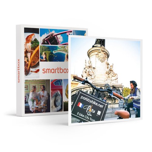 5h de visite de paris en velo electrique et en bateau mouche pour 3 smartbox coffret cadeau sport et aventure Smartbox La Redoute