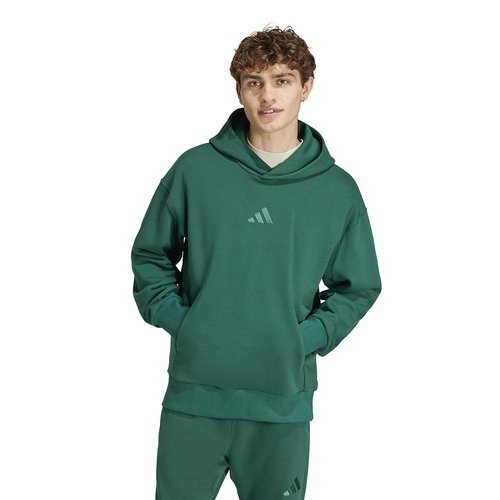 Felpa con cappuccio con piccolo logo tono su tono Adidas Sportswear La Redoute