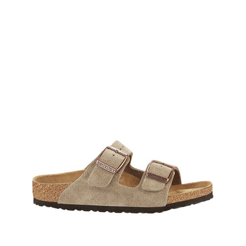 Kids arizona suede mules taupe Birkenstock La Redoute