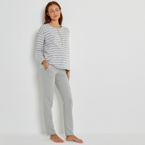 Pyjama de grossesse et allaitement coton bio La Redoute Collections La Redoute