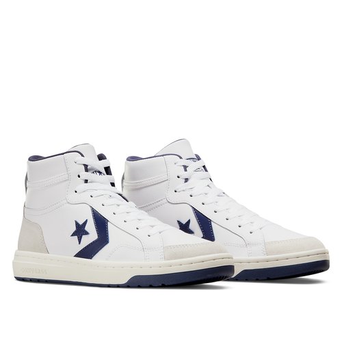 White leather mid top converse clearance