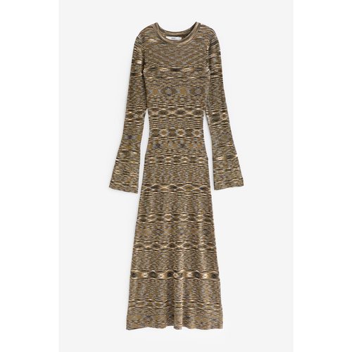 Robe pull mi longue a manches longues vert olive Next La Redoute