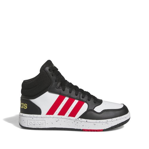 Adidas high tops black and red top