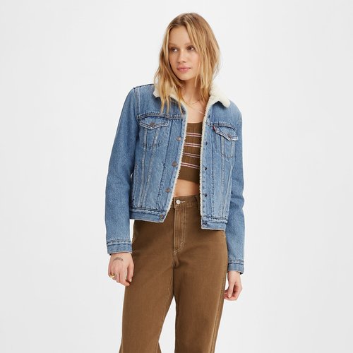 Original sherpa trucker jacket in cotton hemp Levi s La Redoute