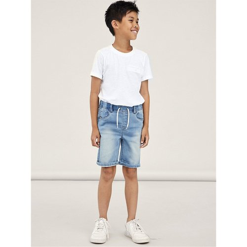 Jogger denim shorts online