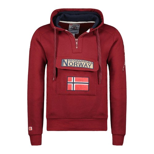 Gymclass hoodie red Geographical Norway La Redoute