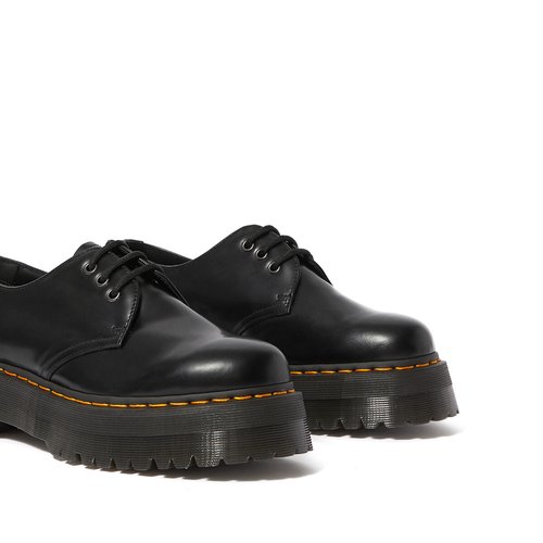 Dr martens 1461 classic black flat shoes cheap