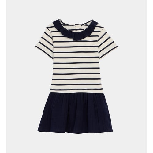 Robe Sandro Taille 36 - Robe Patineuse Bleue Bimatière - Excellent état
