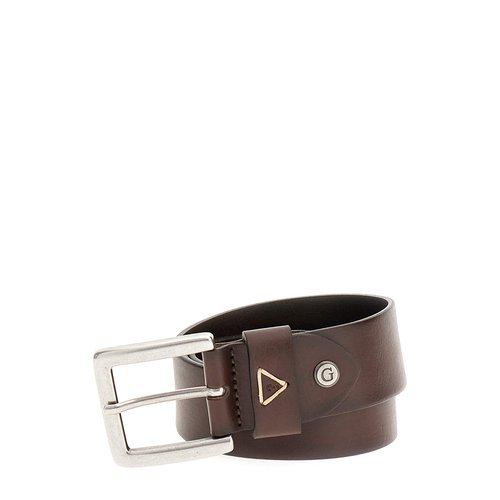 Guess ceinture old america cuir veritable marron Guess La Redoute