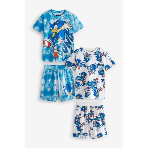 Pyjamas shorts sonic lot de 2 bleu sonique Next La Redoute