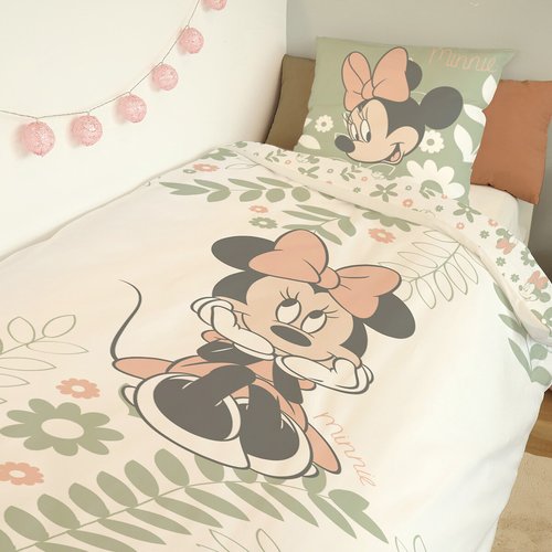 Minnie romantic 100 cotton bed set printed Minnie Mouse La Redoute