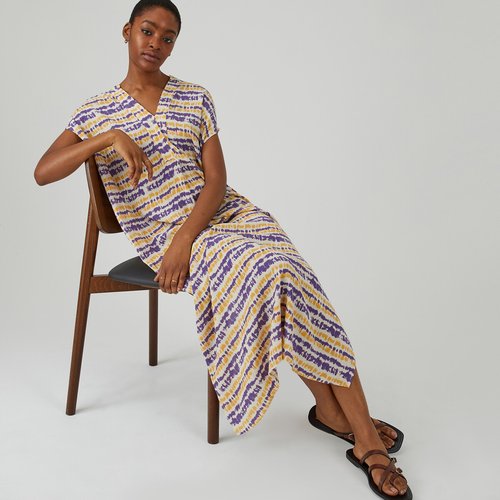 Tie dye maxi dress tie dye print La Redoute Collections La Redoute