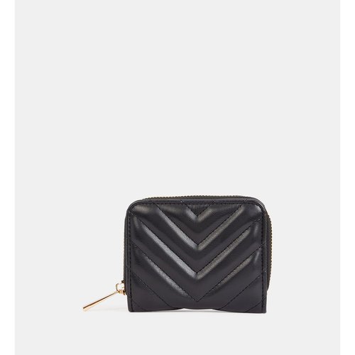 Porte monnaie carrya matelasse noir Galeries Lafayette La Redoute