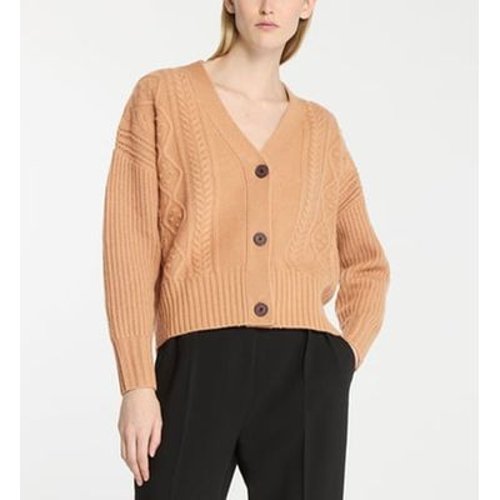 Cardigan fabiola style irlandais laine et cachemire beige fonce Galeries Lafayette La Redoute