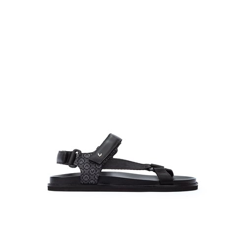 Sandales plates cuir jowyn black Martinelli La Redoute