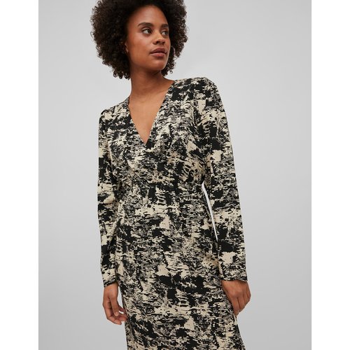 Robe longue fleurie beige on sale