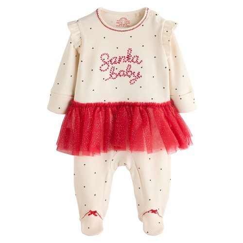 Dors bien bebe avec tutu rouge creme Next La Redoute