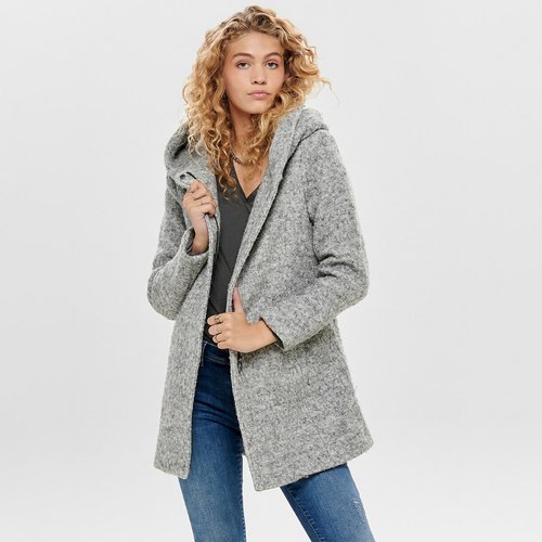 Doudoune femme gris chiné clearance
