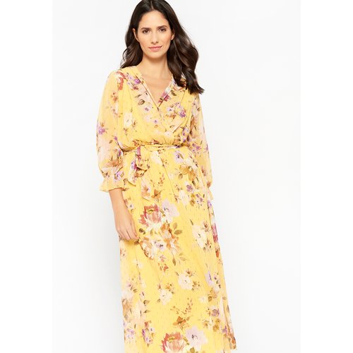 Robe cache coeur jaune clearance