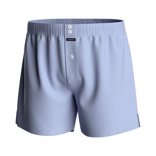 Calecon en coton avec suspensoir american boxer bleu clair Impetus La Redoute
