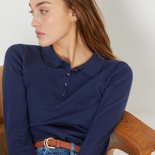 Polo long sleeve sweater shop