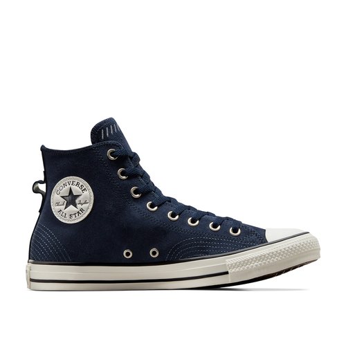 All star hi artisanal craft suede high top trainers navy blue Converse La Redoute