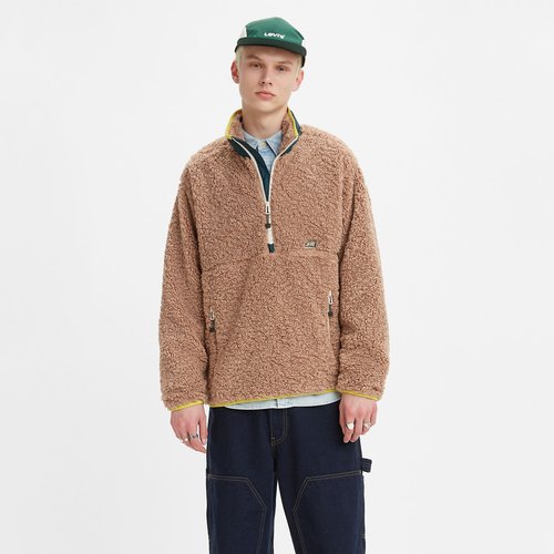 Veste enfilable col montant zippe Levi s naturel La Redoute