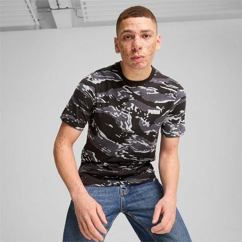 Aop cotton camo t shirt with short sleeves camouflage Puma La Redoute