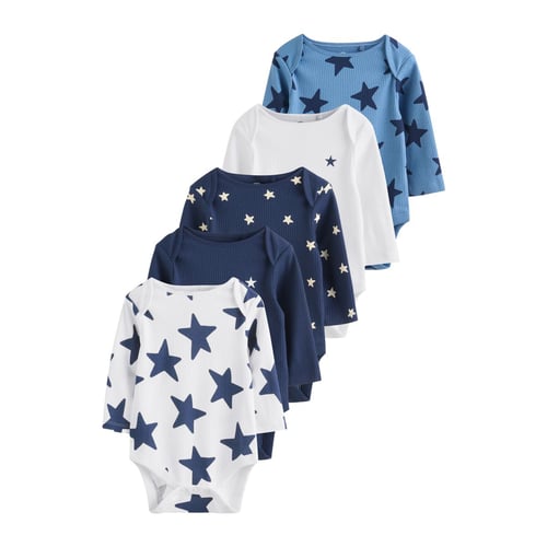 Lot de 3 bodies manches longues - Blanc - Bébé garçon - 9.00 Lot de 3 bodies manches longues - Blanc - Bébé garçon - 9.00