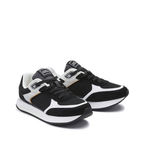 Baskets runner essential elevated Tommy Hilfiger noir La Redoute