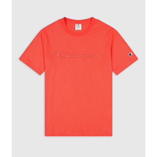 Champion large logo t shirt new arrivals