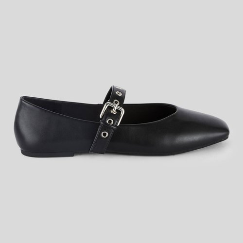 Ballerines a oeillets noir Monoprix La Redoute
