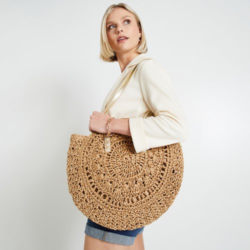 Sac rond paille