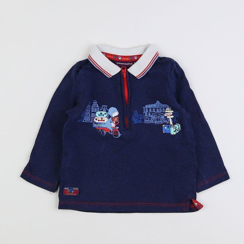 Sweat tres bon etat bleu Sergent Major La Redoute