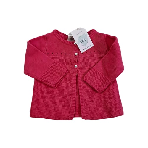 Gilet Cardigan Jacadi Bébé Fille 6 Mois Bleu Clair - Occasion Très Bon état