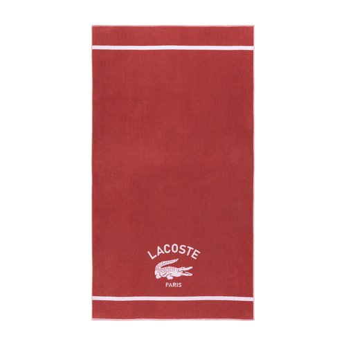 Serviette lacoste rouge prix outlet