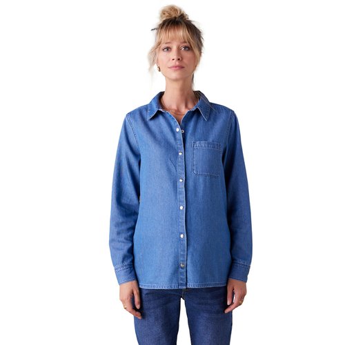 Chemise en jean grossesse