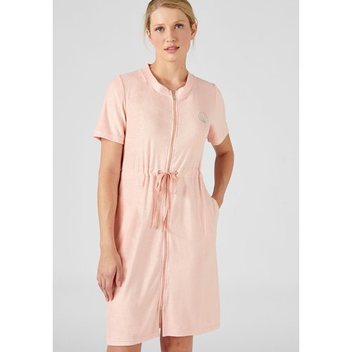 Robe de detente zippee en eponge