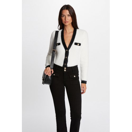 Pull maille duveteuse