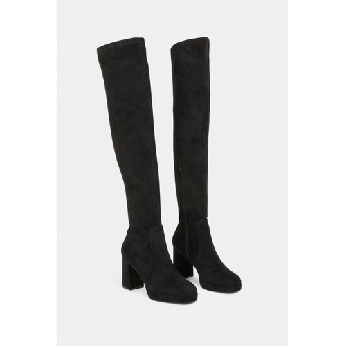 Bottes cuissardes a talons